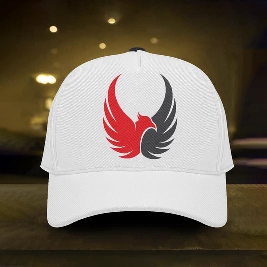 Red and Grey Bird Baseball Hat